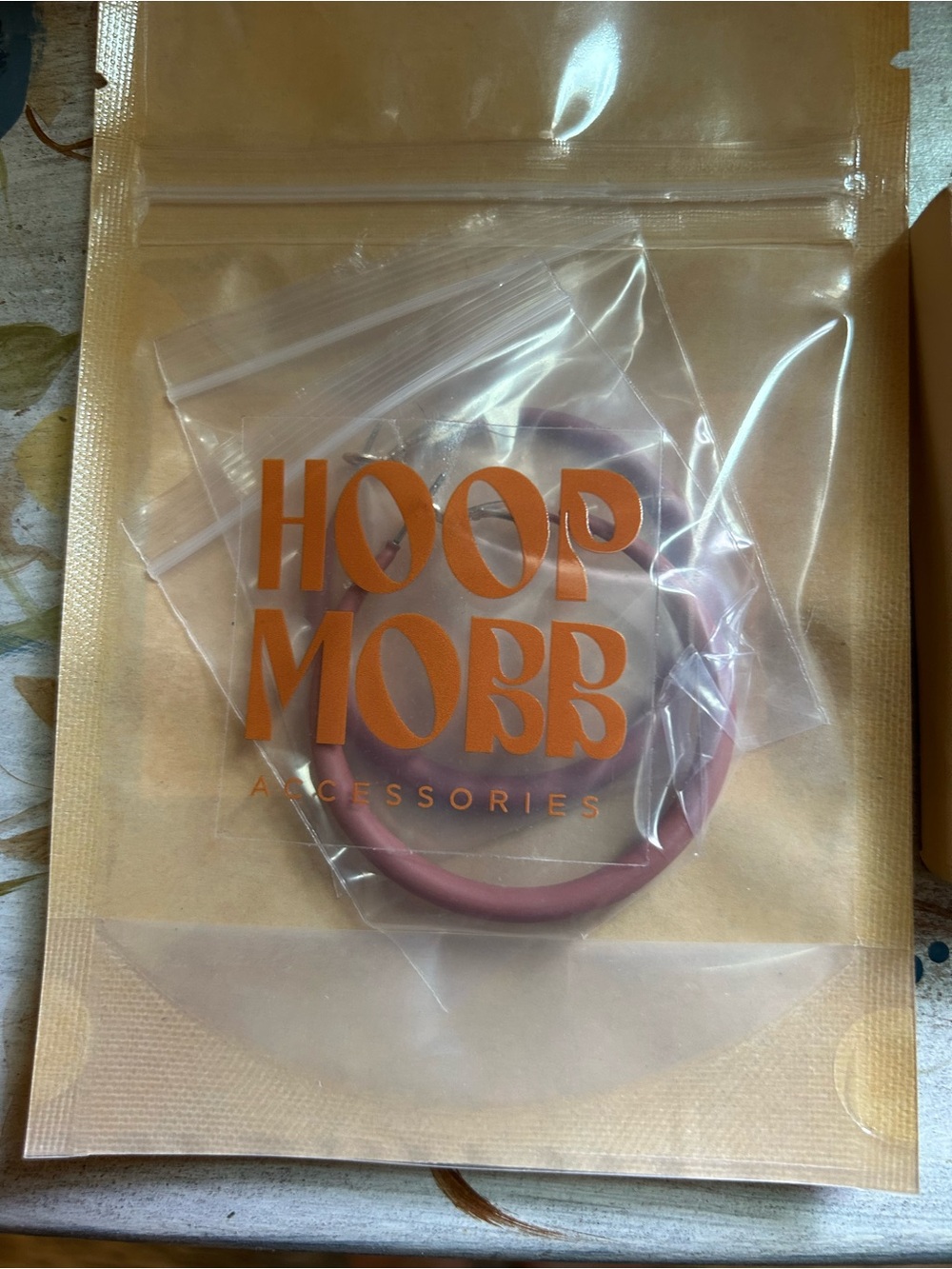 Hoop earrings